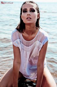 Russian Beauty Arina Drozdetskaya At The Beach